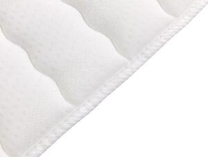 Manželská postel 140 cm Mejaso (zelená) (s roštem a matrací) (s úl. prostorem)