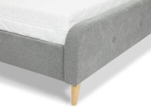 HezkýNábytek.cz Manželská postel 180 cm Lomaha New (béžová) (s roštem). 1104384