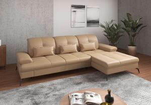 ROHOVÁ SEDAČKA, textil, kůže, cappuccino Sit & More - Sedací soupravy, Online Only