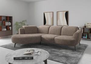 ROHOVÁ SEDAČKA, textil, cappuccino Sit & More - Sedací soupravy, Online Only