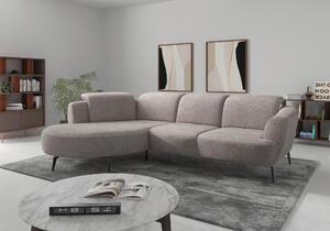 ROHOVÁ SEDAČKA, textil, barvy stříbra Sit & More - Sedací soupravy, Online Only