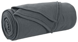 Dekorační deky 24 pcs Tmavě šedá 170 x 130 cm Fleece