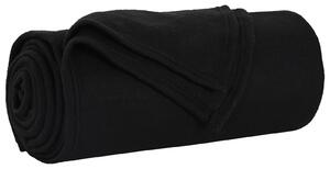 Dekorační deky 24 pcs Černá 170 x 130 cm Fleece