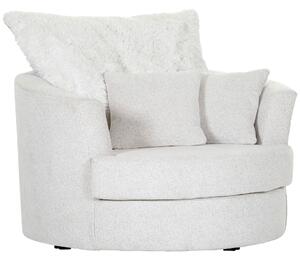 KŘESLO, textil, bílá Carryhome - Křesla klasická
