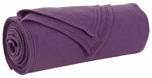 Dekorační deky 24 pcs Fialová 170 x 130 cm Fleece