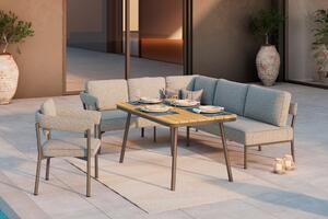 TERASOVÁ SEDACÍ SOUPRAVA kov, plast, textil Ambia Garden - Online Only zahradní nábytek, Online Only