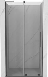 Mexen Velar L, posuvné sprchové dveře do otvoru 90 cm, 8mm čiré sklo, grafit broušený, 871-090-003-01-66