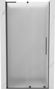 Mexen Velar L, posuvné sprchové dveře do otvoru 90 cm, 8mm sklo námraza, grafit broušený, 871-090-003-31-66