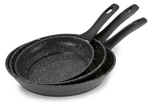SADA PÁNVÍ nepřilnavý povrch PTFE 3dílné 20/24/28 cm BRATMAXX - Online Only vaření, Online Only