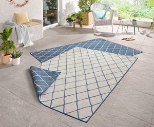 Kusový koberec Twin-Wendeteppiche 103119 blau creme 160x230 cm