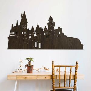 DUBLEZ | Dřevěný obraz z Harryho Pottera - Bradavice