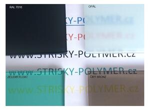 Strisky-polymer.cz Maxi skleněná stříška s rameny bronzové sklo 10mm ESG 250 cm