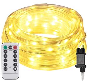 Světelný provaz s 480 LED diodami Teplá bílá 20 m PVC