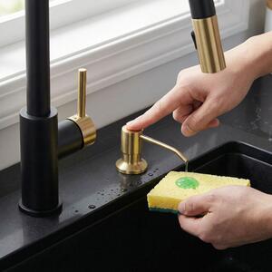Rea, Dávkovač tekutin do umyvadla Rea LON Brush Gold, REA-08007