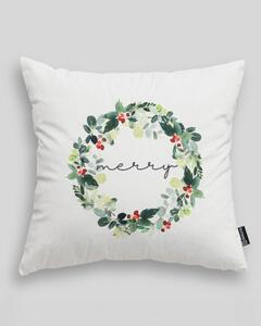 Potah na polštář Merry Wreath 43x43 cm