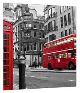 Obraz londýnské telefonní budky (30x30 cm)