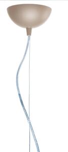 Kartell závěsné světlo Kabuki, holubí šedá, Ø 50 cm, Hliník / šedá / zinek, Obývací pokoj / jídelna, Plast, Design