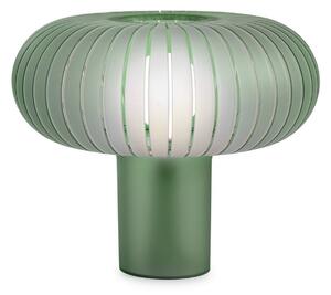 Kartell stolní lampa Teresa Frozen, šalvějově zelená, stmívatelné, E27, stmívatelný, Zelená, Obývací pokoj / jídelna, Plast, Design