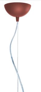 Kartell závěsné světlo Kabuki, vínově červené, Ø 50 cm, Červená, Obývací pokoj / jídelna, Plast, Design