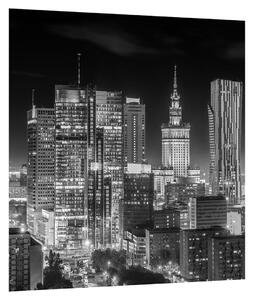 Černobílý obraz New Yorku (30x30 cm)