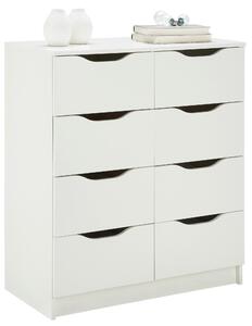 KOMODA, bílá, 80/91/40 cm MID.YOU - Široké komody, Online Only