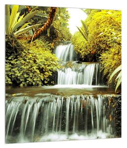 Obraz indonéských vodopádů (30x30 cm)