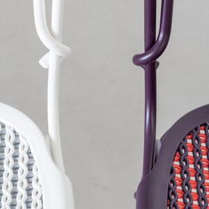 Výprodej Magis designové zahradní židle Vigna Chair (bílý rám/ sedák bílo-šedý)