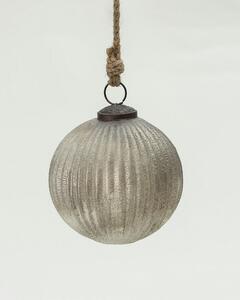 Skleněná baňka Vintage Smoke 10 cm