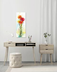 OBRAZ NA PLÁTNĚ, květiny, 30/80 cm Euroart - Obrazy na plátně
