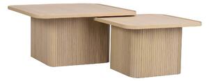 Béžový Konferenční stolek Sullivan 80 × 80 cm ROWICO
