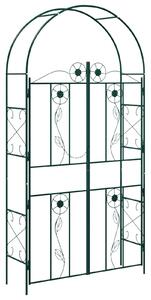 Zahradní oblouk Jednobarevný Zelená 115 x 37 x 226 cm