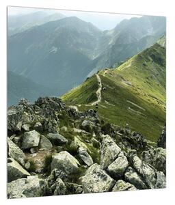 Obraz horské krajiny (40x40 cm)