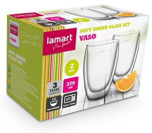 Lamart LT9013 sada sklenic Juice Vaso, 370 ml, 2 ks