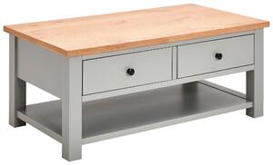 KONFERENČNÍ STOLEK, šedá, přírodní barvy, dřevo, kompozitní dřevo, 110/45/60 cm MID.YOU, Online Only