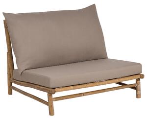 Sada 2 bambusových židlí světlé dřevo/taupeTODI