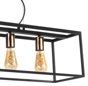 ONLI - Lustr na lanku FLOKI 4xE27/15W/230V černá/měděná