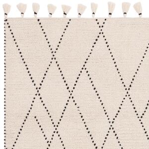 Tribeca Design Kusový koberec Livan Cream Black Linear Rozměry: 120x170 cm