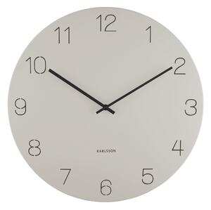 Nástěnné hodiny Charm 30 cm S světle šedé Karlsson (Barva- světle šedá)