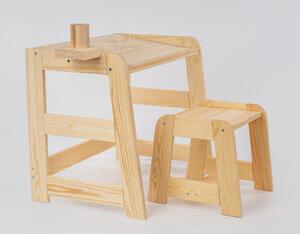 BabyBeds Psací stůl s magnetickou deskou - SET Vyberte sestavu: Psací stůl s magnetickou tabulí + taburet