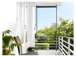 LIVARNO home Upínací balkonová zástěna, 1,2 x 2,06–3 m, antracitová (100373722)