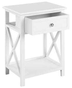 Noční stolek se zásuvkou bílý PRIMERA