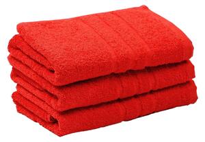 Froté ručník vysoké kvality. Ručník má rozměr 50x100 cm. Barva červená