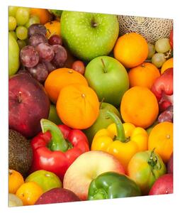 Obraz ovoce a zeleniny (50x50 cm)