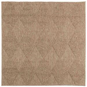 Kusové koberce Čtvercový AGIRA Přírodní 200 x 200 cm Polyester