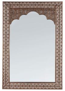 Nástěnné zrcadlo 60 x 95 cm měděné PALI