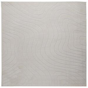 Kusové koberce Čtvercový PALMERAS Krémová 200 x 200 cm