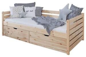 POSTEL S ÚLOŽNÝM PROSTOREM, 90/200 cm, přírodní barvy MID.YOU, Online Only