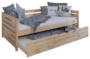 POSTEL S ÚLOŽNÝM PROSTOREM, 90/200 cm, přírodní barvy MID.YOU - Online Only dětské postele, Online Only