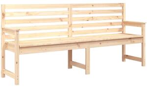 Zahradní lavice 203,5 x 48 x 91,5 cm masivní borové dřevo