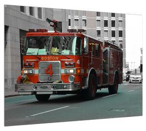 Obraz hasičského auta (70x50 cm)
